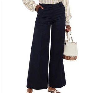 NWT BA&SH navy wide leg Dove Pants